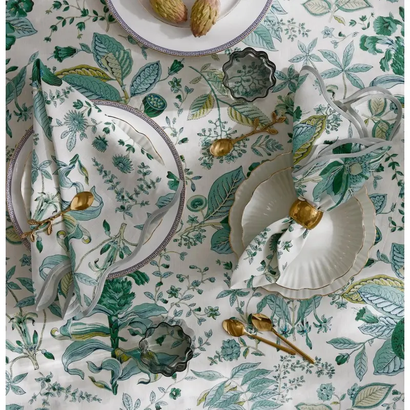 Pomegranate Emerald Green Napkins by Matouk Schumacher