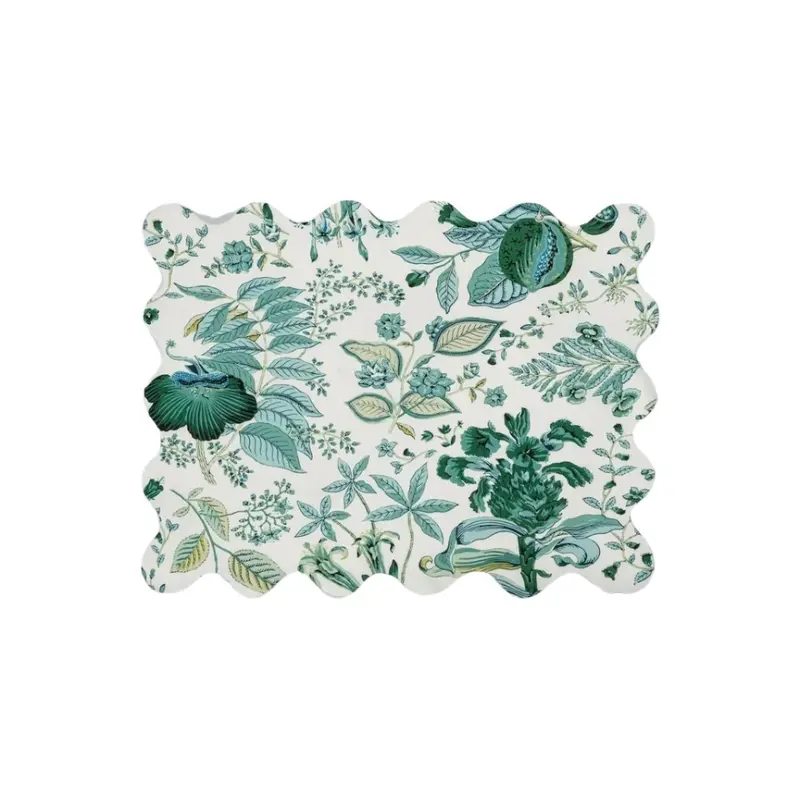 Pomegranate Emerald Green Placemats by Matouk Schumacher