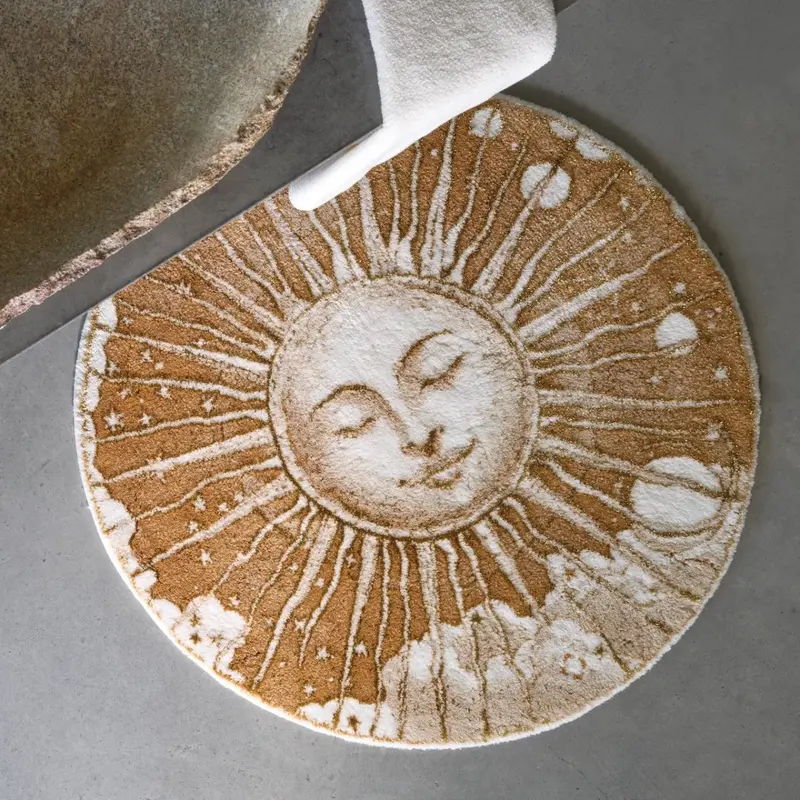 Roi Soleil Gold 800 Bath Rug by Abyss Habidecor