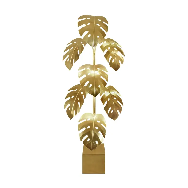 Iggy Monstera Tree Floor Lamp by Worlds Away