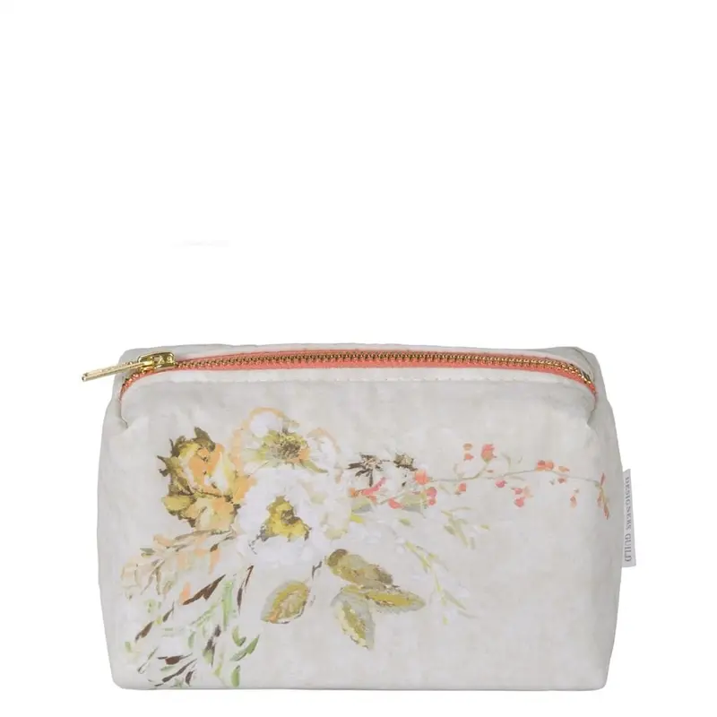 Designers Guild Margaretta Sepia Small Toiletry Bag